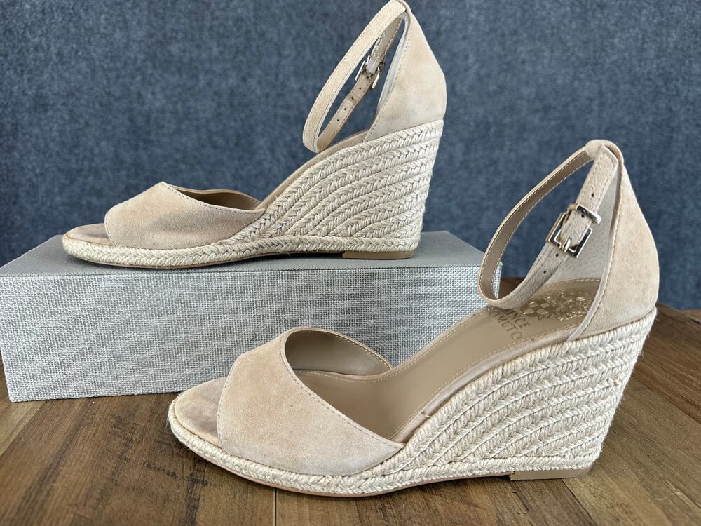 Vince Camuto Felyn Espadrille Wedge Sandal Women's Size 8.5 VC-FELYN-260